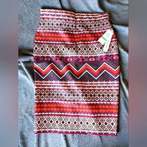 Ethnic pencil skirt size L